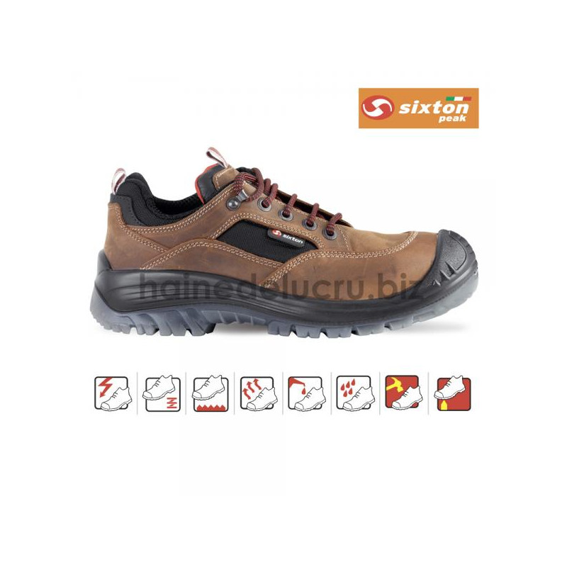 Pantofi de protectie cu bombeu compozit si lamela BROWN LAND S3 art. 2559