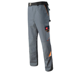 PROFESIONAL -PANTALON STANDARD  GRI CU NEGRU - 44