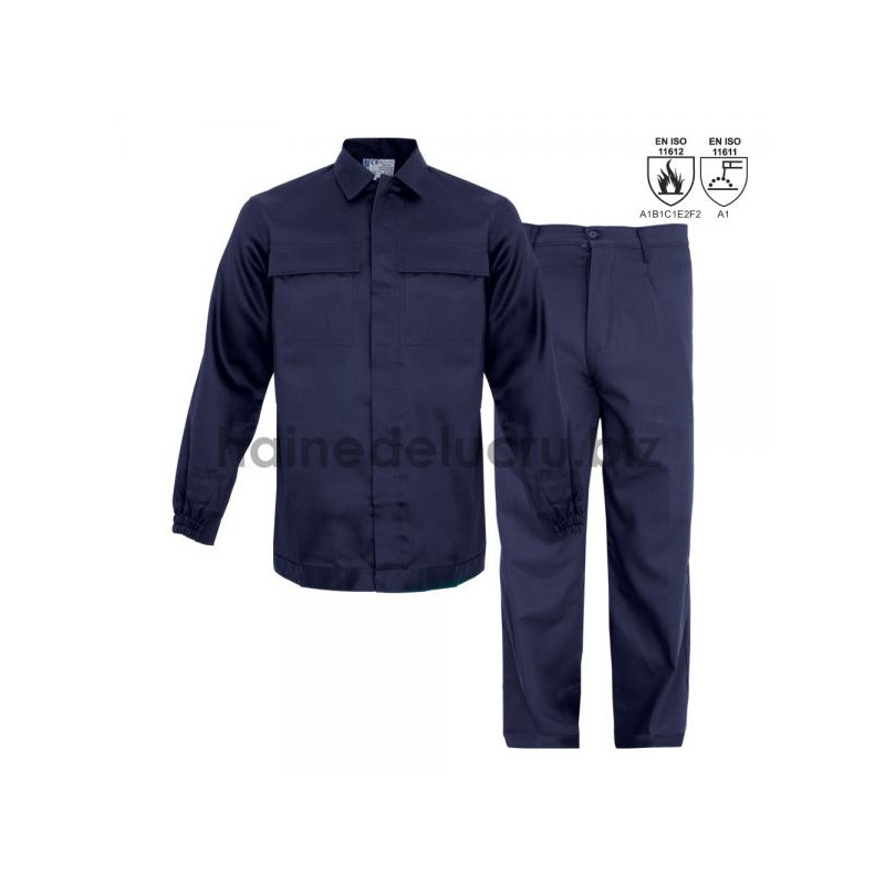 Costum salopeta ignifug Flame, art. 9021
