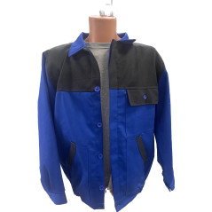 JACHETA DE LUCRU TEX ALBASTRU CU NEGRU 44