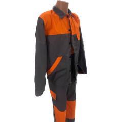 JACHETA DE LUCRU TEX GRI CU PORTOCALIU 44