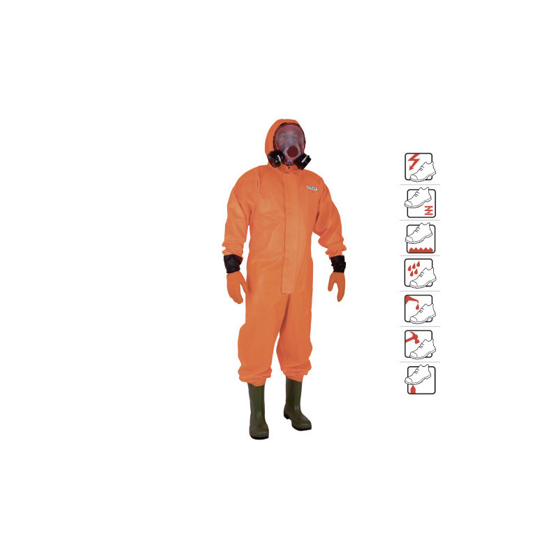 Compleu de protectie impermeabil cu cizme Overall, art. 580