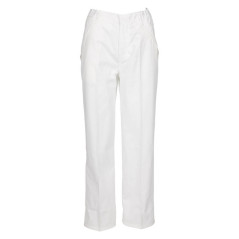 Pantaloni standard talie Love Vantaggio White