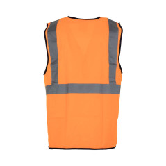 VESTA REFLECTORIZANTA CU BUZUNARE SI FERMOAR  MANAGER (PORTOCALIU)