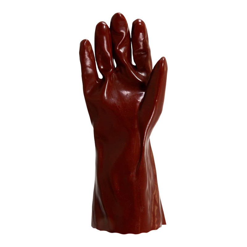 MANUSI DE PROTECTIE VINYL BROWN 35cm art. 1443
