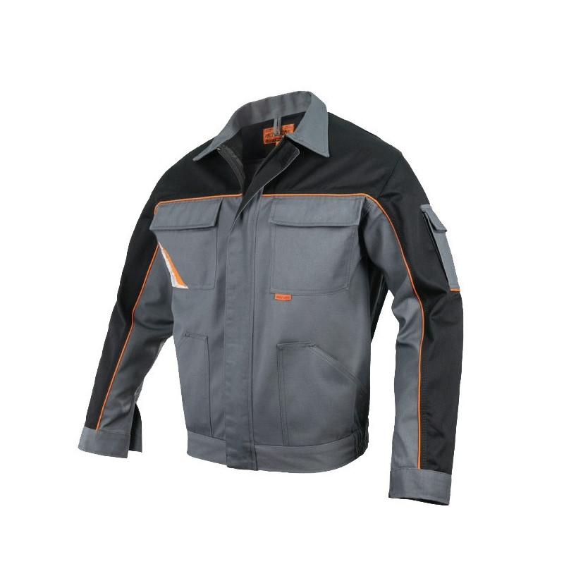 PROFESIONAL JACHETA DE LUCRU GRI CU NEGRU